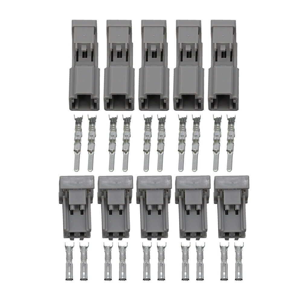 

5 Sets 2 Pin Adapter car connector for Nissan Honda trunk lock plug 6098-0239/0240 male and female with terminal DJ7026-2.2-11/21