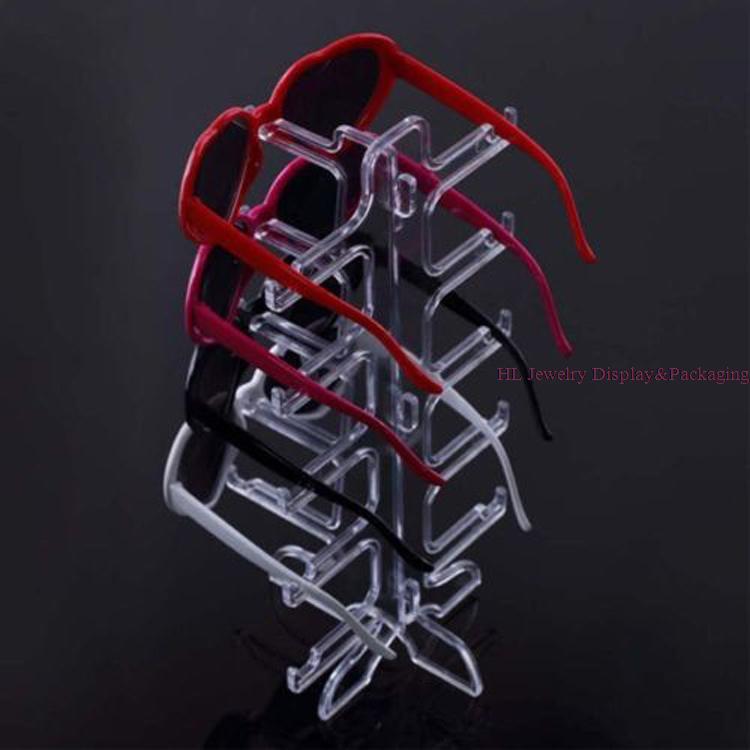 

Free Shipping Fashion 1pc/lot Portable 5 pairs Sunglasses Showing Rack Holder Frame Display Stand glasses Show Stent, Black;white
