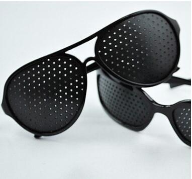 

Sunglasses Frames Black Unisex Vision Care hole Eyeglasses Eye Improve plastic