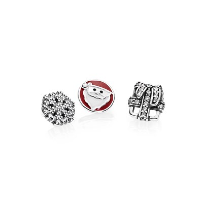 

Silver Lockets Necklace 925 Sterling Jewelry Charms Beads Fits European Pandora Style Locket Floating & Authentic 590530 Lixfs, Red;blue