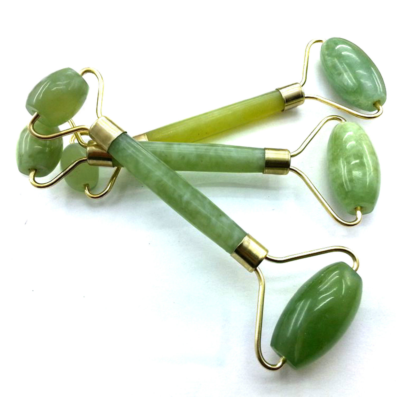 Portable Pratical Jade Facial Massage Roller Anti Wrinkle Healthy Face Body Head Foot Nature Beauty Tool