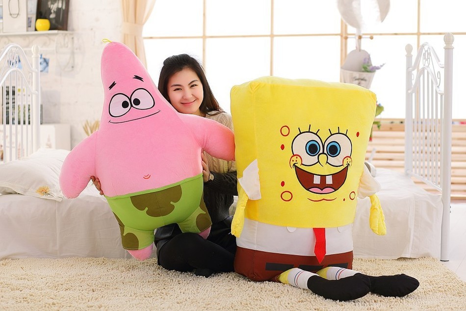 Acheter Pas Cher Toy Spongebob 40cm Bob Leponge Bebe Et Patrick Peluche Peluche Anime Doll Pour Les Jouets Pour Enfants Cartoon Figure Coussin De Haute Qualite Du 4 33 Fr Dhgate