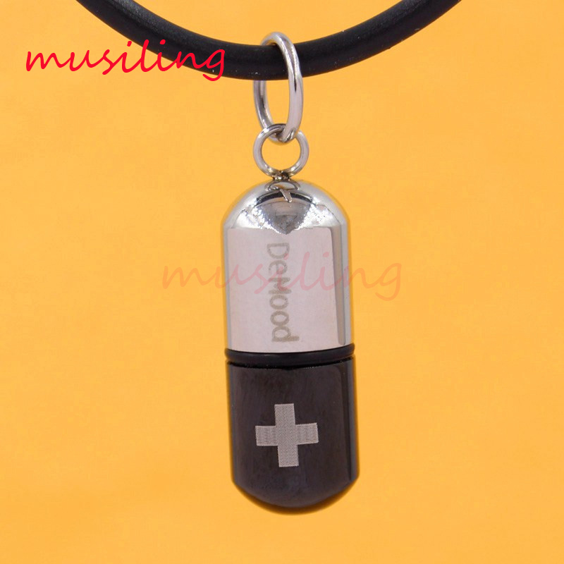 

Stainless Steel Pendants Mini Travel Medical Pill Pendulum Storage Device Capsule Charms Health Amulet Fashion Jewelry