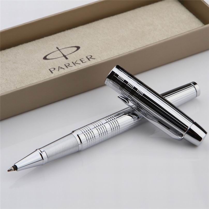 

metal Parker IM Stainless Arrow Clip 0.5mm Nib gift Roller ball Pen