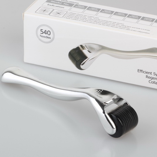 

540 needles Stainless steel derma roller 0.5mm size CE approved How to Use Derma Roller Microneedling Microdermabrasion