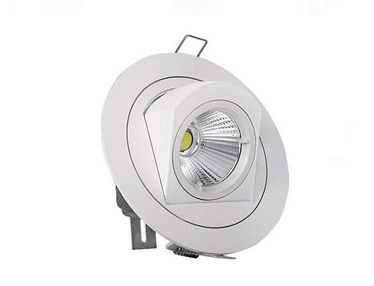 

Factory Hot sale Adjustable 15W 25W 35W Super COB LED Gimbal Embedded led trunk lamp Round COB shoplighter 85-265V LED Downlight