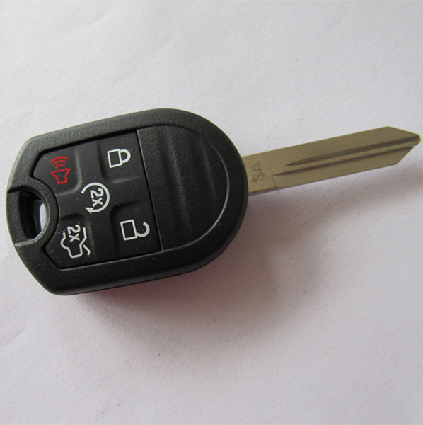 

5 button Remote Key Shell Fob case for FORD Expedition Mustang F150 F250-350 Super Duty Keyless Case 5 Button key cover, Black