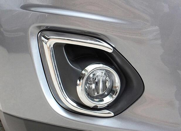 

Free shipping!High quality ABS chrome 4pcs front fog lamp decoration cover,3pcs rear fog lamp cover for Mitsubishi ASX 2013-2015