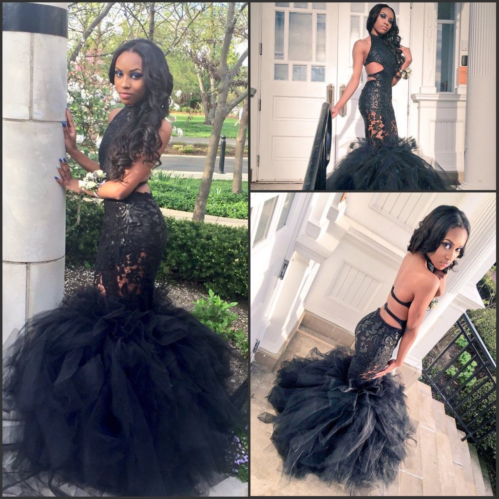 

Sexy Back Mermaid Prom Dresses Halter Neck with Appliques Pleated Tulle 2K16 Vestido De Fesita Long Formal Evening Party Gowns Custom, Water melon