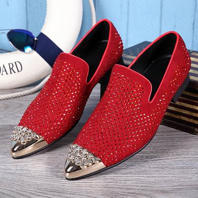 mens red dress loafers