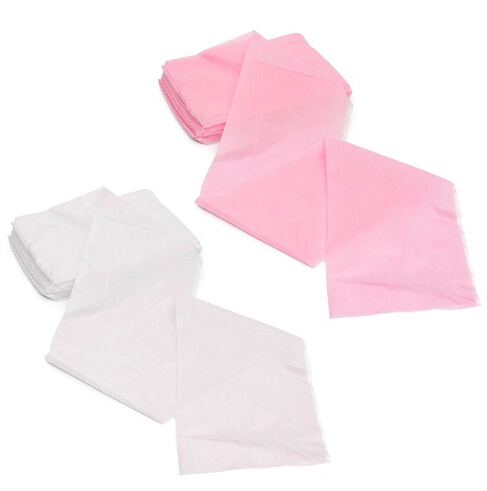 

Practical 10Pcs Massage Beauty Waterproof Disposable Nonwoven Bed Table Cover Sheets Beauty Salon Dedicated White Pink 80X180cm