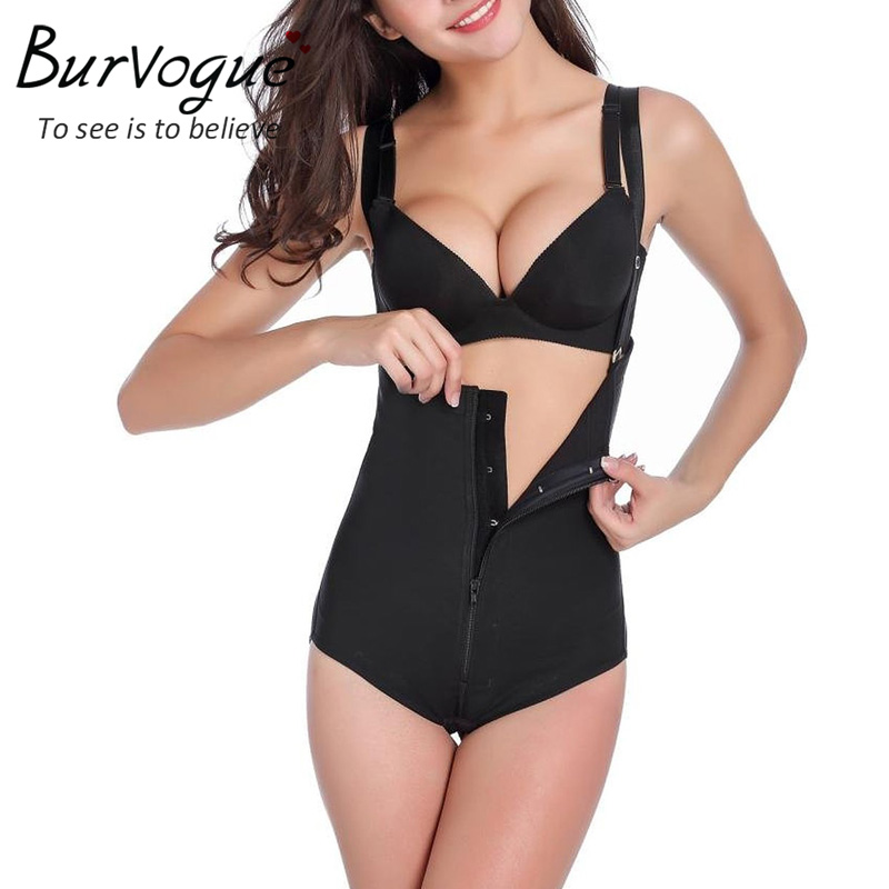 

Wholesale-Burvogue Hot Women Slimming Short Waist Body Shaper and Tummy Trimmer Firm Control Waist Cincher Shaper Belt Underwear Girdles, Black