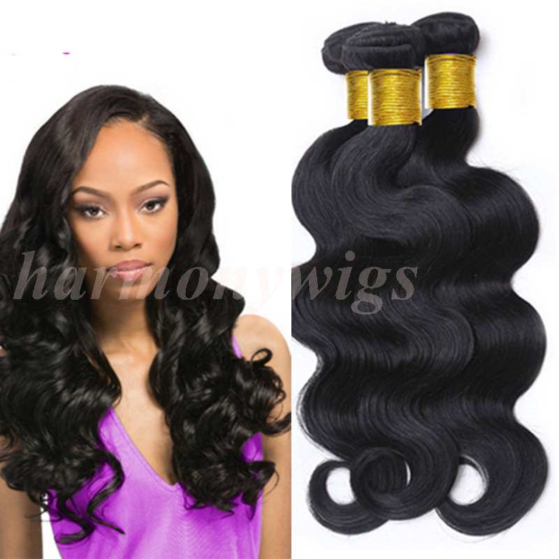 

Mink Virgin Human Hair Extensions Brazilian Hair Bundles Wefts Body Wave 8-34Inch Unprocessed Peruvian Indian Mongolian Bohemian Hair Weaves, Natural color