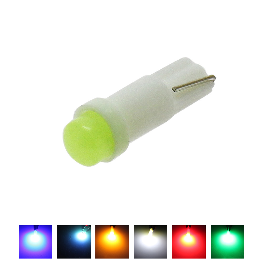 12V calibre tablero indicador LED T3 Coche Dashboard Bombillas cuadro de instrumentos de luz