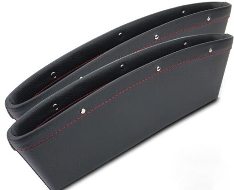 

2Pcs Car Pocket Storage Box Organizer Bag Tool Leather Auto Leak-Proof For Renault BMW Audi KIA Toyota Mazda Peugeot Accessories