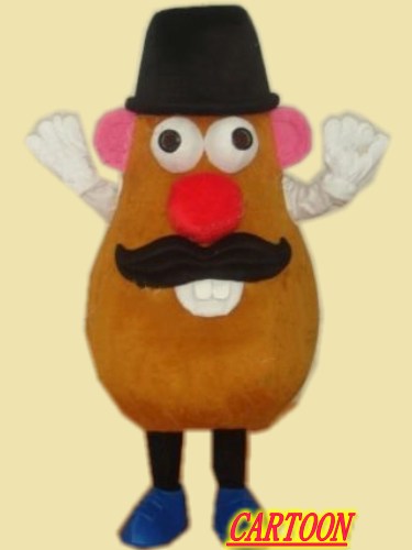 

Hot high quality Real Picture potato mascot costume free shipping, Brown