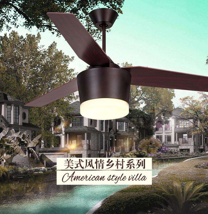 

Retro chandelier ceiling fan light american country chandelier ceiling fan living room dining room bedroom remote control ceiling fans