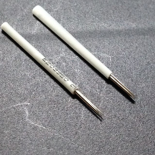 

100pcs/lot 3R Needles tattoo micro blade Eyebrow Embroidery Permanent Makeup Microblading Eyebrow manual supplies needles