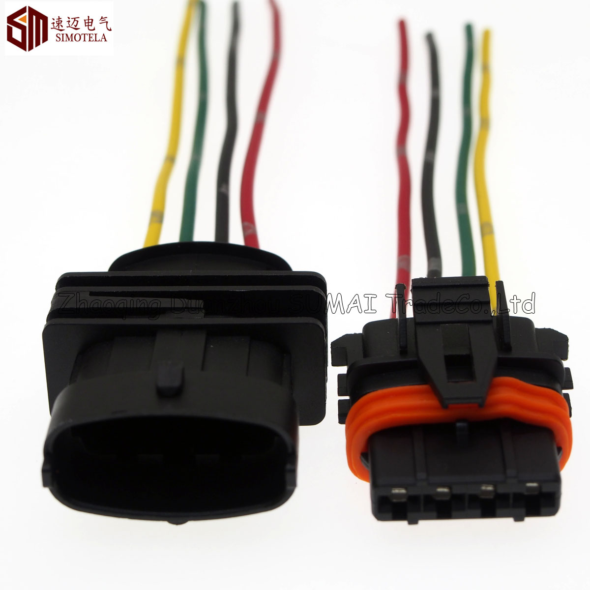 

4Pin ECU 3.5mm Auto plug,Auto waterproof connector for Bosch car connector,for BMW,Audi,VW etc.