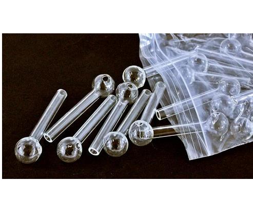 

15cm and 10cm glass pipe clear glass oil burner tube pipe oil nail water pipe