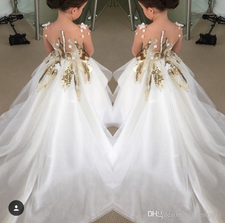 black and gold little girl dresses