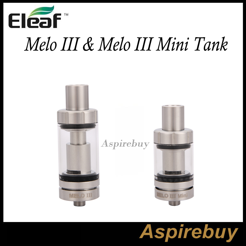 

Eleaf Melo III & Melo III Mini Atomizer with Hidden Airflow Control and Top-filling Design Melo 3 Tank 4ML Melo 3 Mini 2ML DHL Free Original