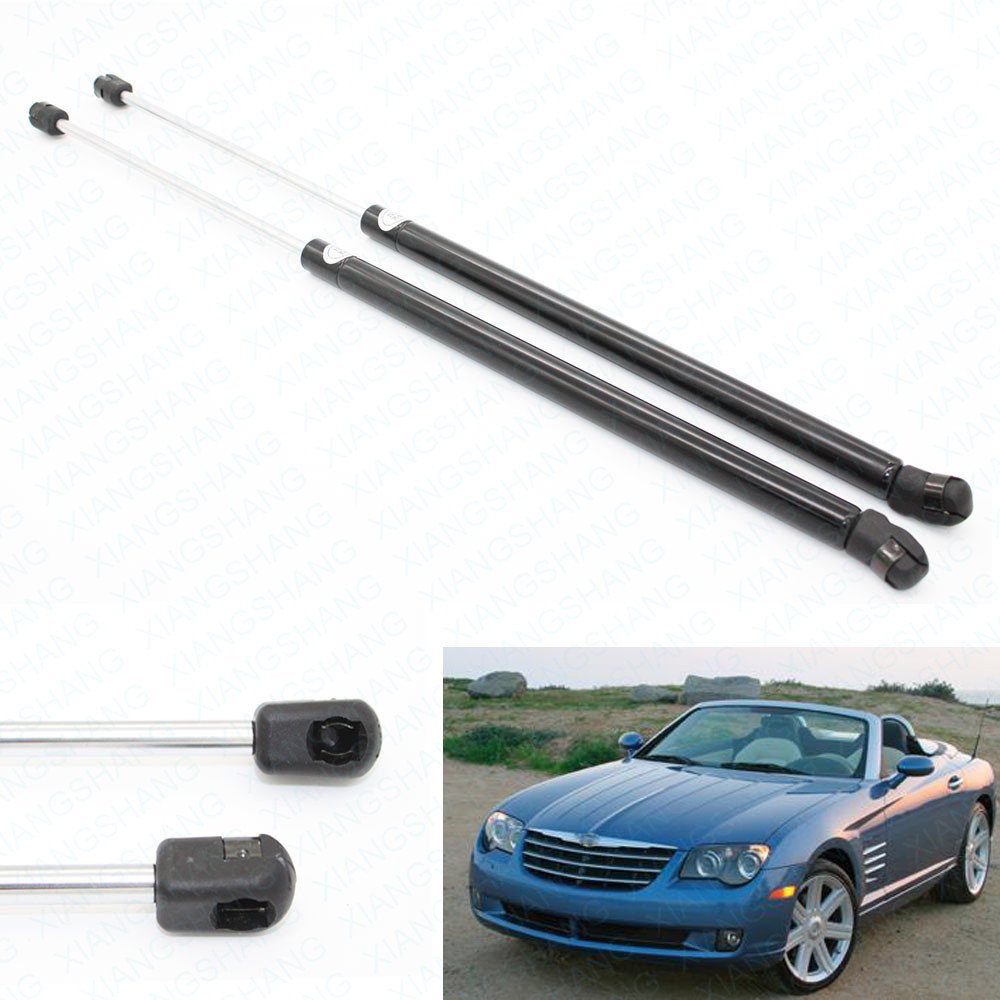 

2pcs Car Rear Trunk Auto Gas Spring Struts Lift Supports Fits for Chrysler Crossfire w/ Spolier 2004 2005 2006 2007 2008