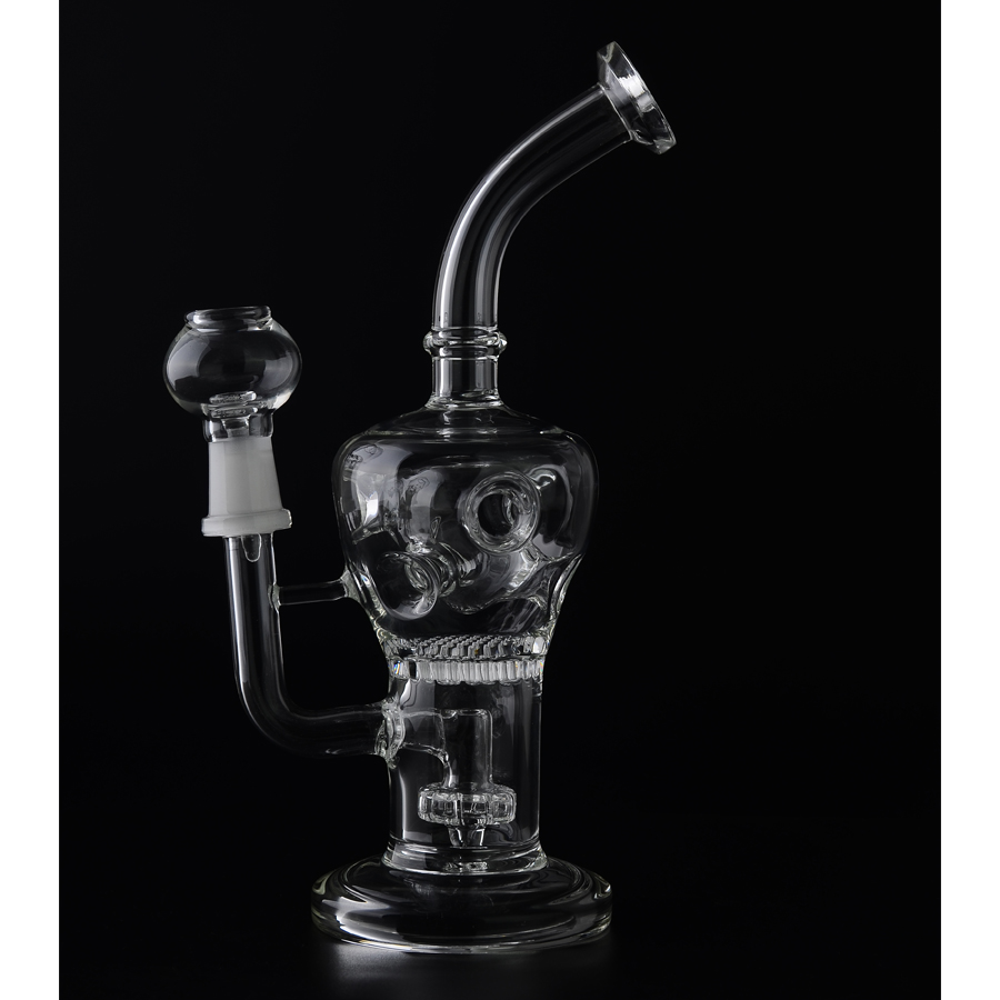 

Glass Bong Showerhead Prc Honeycomb Prc Double Wall Part Is 6 Hole Mixed Well Enjoy Best Soft Tase