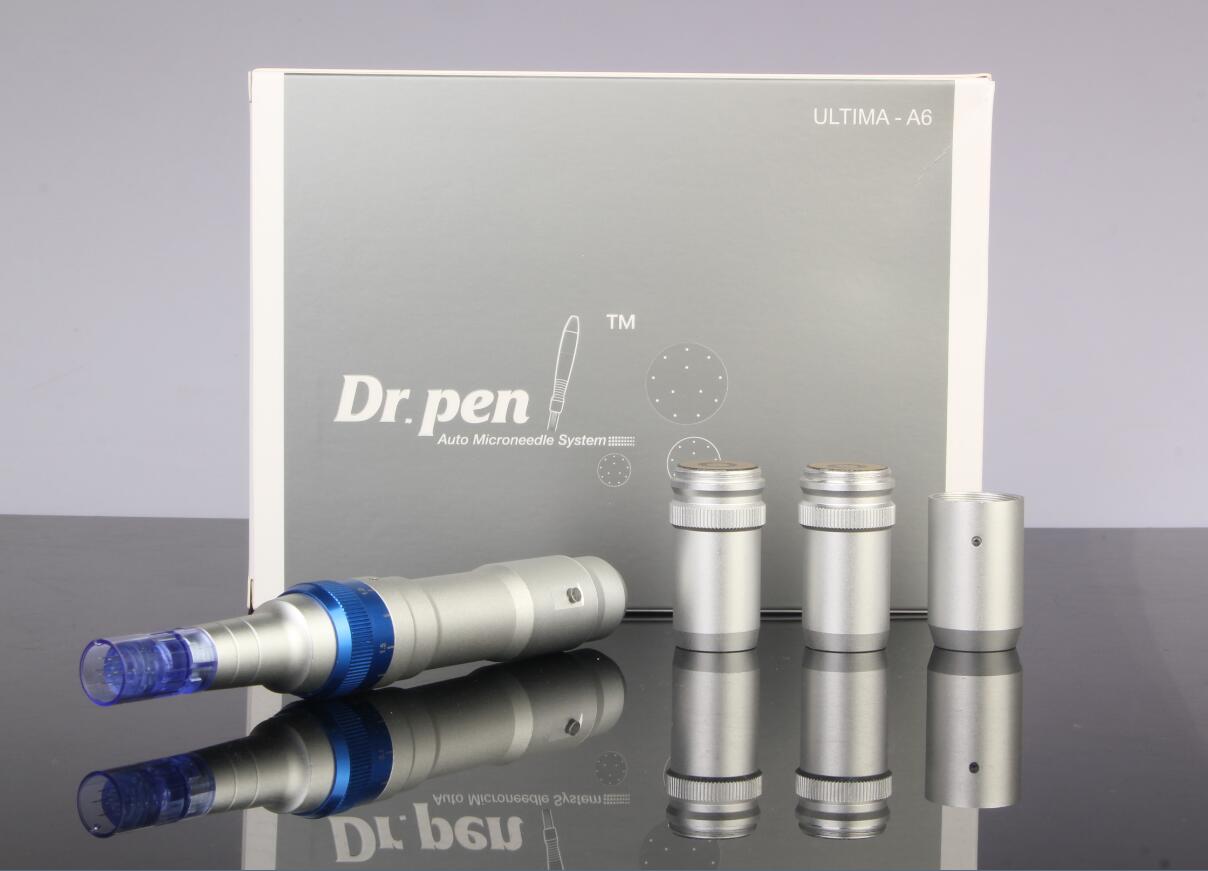 

2016 Newest ULTIMA A6 Dermapen Dr.pen Microneedle Automatic With 2 Batteries Wireless Dermapen Rechargeable Derma Pen Derma Roller