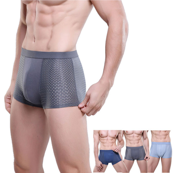 

Wholesale-Brand new Boxer 2015 Hot Men's Underwear Underpants modal Sexy Mesh Breathable For men