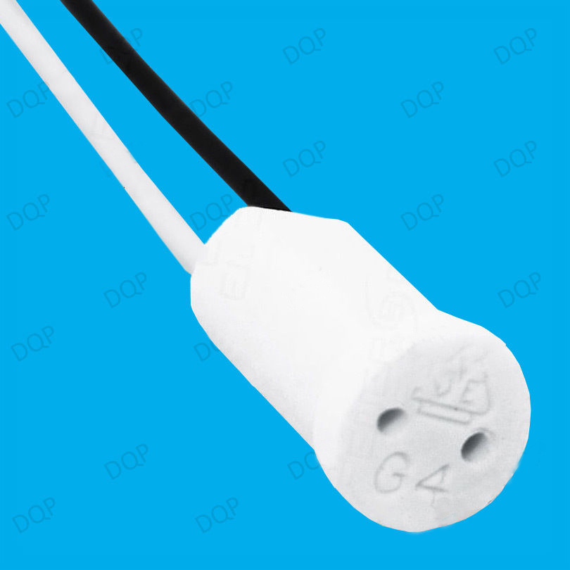 

G4 Base Ceramic Lamp Holder Socket & Cable, Halogen, LED Bulb Down Light Fitting