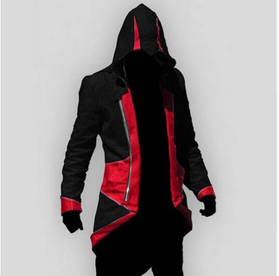 

Overcoat III 3 Costume Conner Cosplay Assassins Assassin's Jacket Creed Creed Assassin's Hoodie Connor Kenway Coat Mmwpq, Black