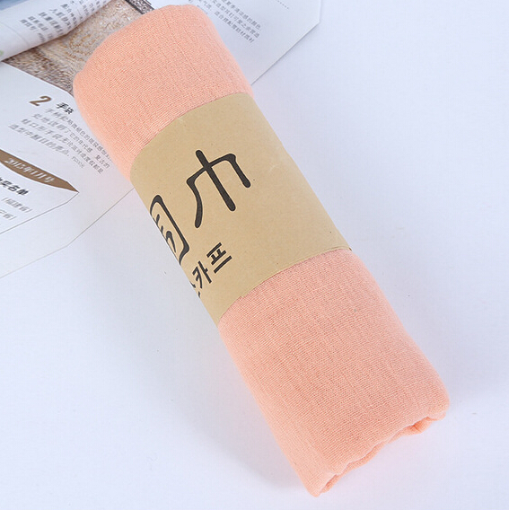 

Free shipping Women's Stylish cotton linen scarf Oversized shawl Pure colors pashmina