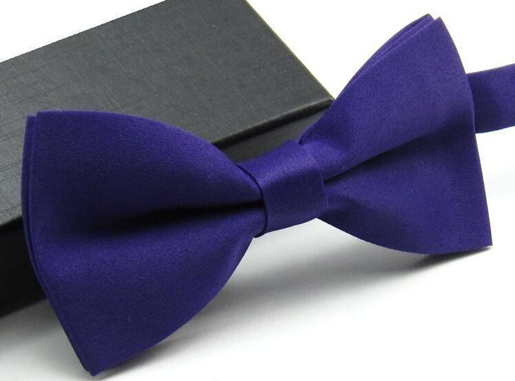 

Fashion Men's Women's Bowtie Bow Tie Solid Colors Plain Silk Polyester Pre Tied Ties For Party Wedding Bow Ties