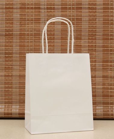 

Wholesale-Free ship!40pc!18x15x8cm, Elegant White Paper gift bag, pencil bag, Kraft gift bags with handle, Excellent Quality,Wholesale