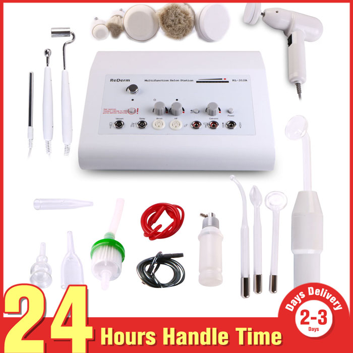 

2 In 1 Facial Beauty Equipment High Frequency Galvanic Lead Out Skin Rejuvenation FaceCare Acne Wrinkle Removal