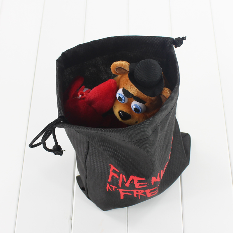 

Game Five Nights at Freddy's Plush FNAF Bonnie Foxy Freddy Plush Toy Stuffed Soft Dolls With Storage Bag 13CM-18CM2785, Multicolor