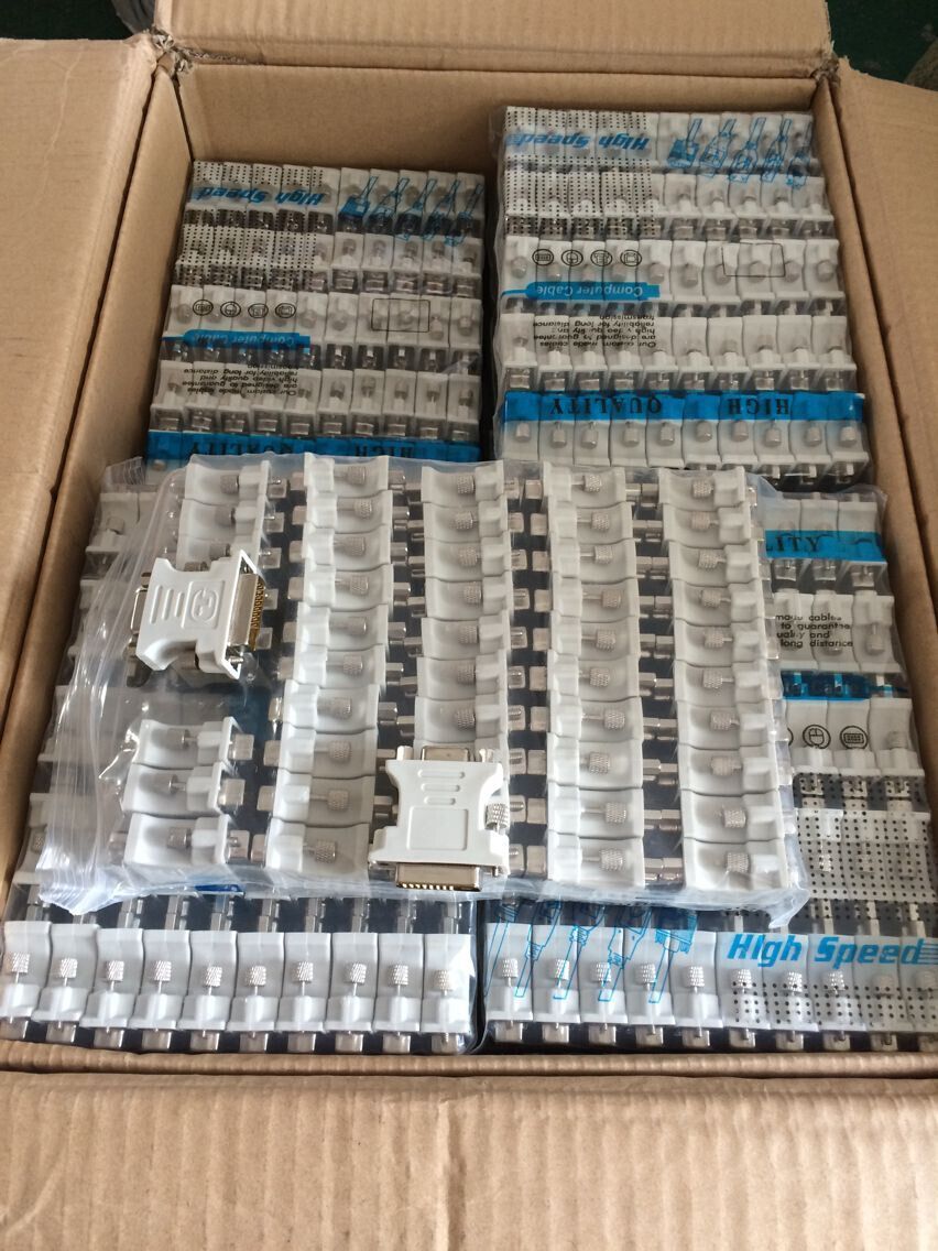 

DVI 24+1 male to VGA female adapter adaptor DVI-D DVI-I DVI-A DVI -D male to VGA female Adaptors Connectors Convertors Metal screws