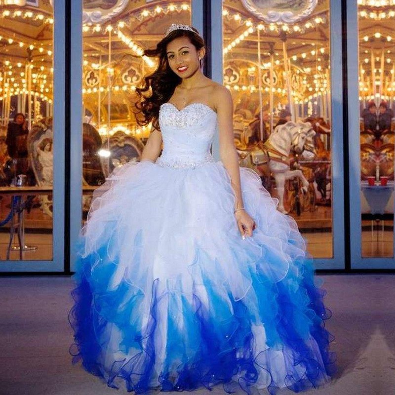 

New Arrival Girl Quinceanera Dresses Sweetheart Neckline Tulle Tiered Ball Gowns Beaded Floor Length Formal Vestidos De Festa Sweet 16, Purple