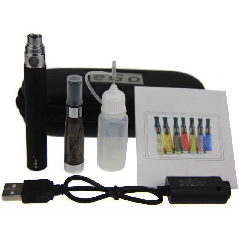 

CE4 eGo Starter Kit E-Cig Electronic Cigarette Zipper Case kit Single Kit with CE4 atomizer and 650mah 900mah 1100mah Ego T battery