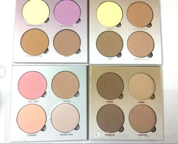 

Free Shipping ePacket (in stock ) new HOT makeup 4 colors Bronzers & Highlighters palette !