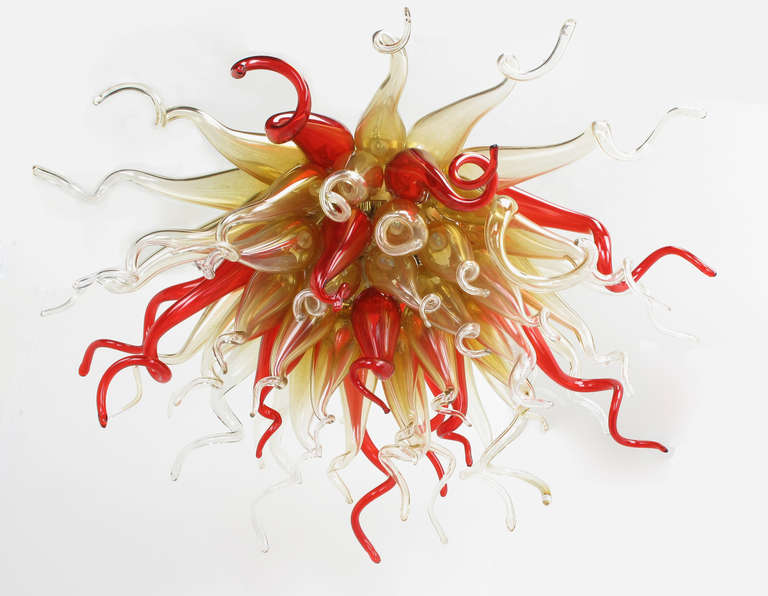 

Lamps Modern Chandeliers Lighting Art Decoration Energy Saving Light Source Handmade Blown Glass LED Chandelier