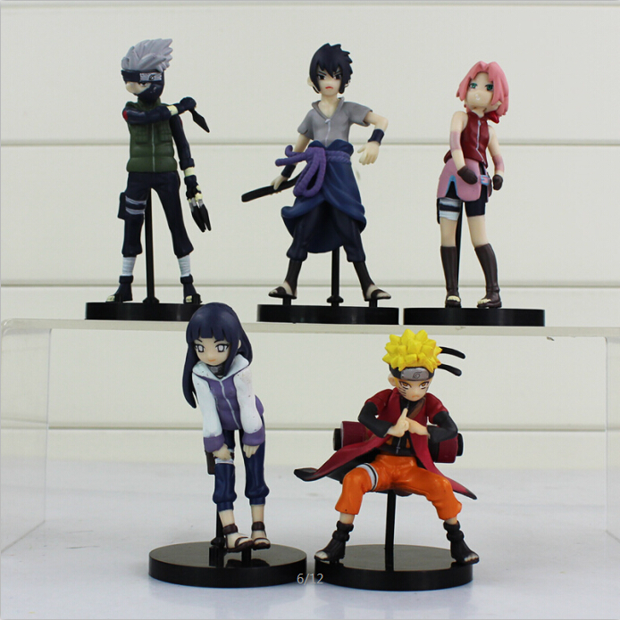 Naruto Kakashi Verde PVC Figure Figuras Muñeca de juguete de muñecas Animé De Regalo Nuevo