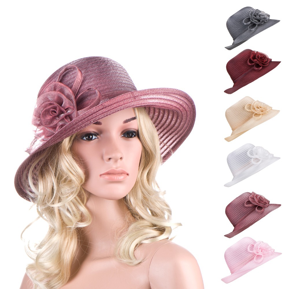 

Summer UV Hat Folding Travel Mesh Caps Church Hats For Women 6 Colors Available Free Shipping, Purple