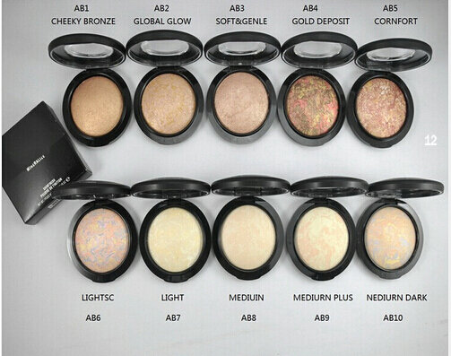 LIVRAISON GRATUITE! 2018 nouveau Maquillage de haute qualité MINERALIZE SKINFINISH POUDRE DE FINITION 10G 10 Couleur différente (100pcs / lot).