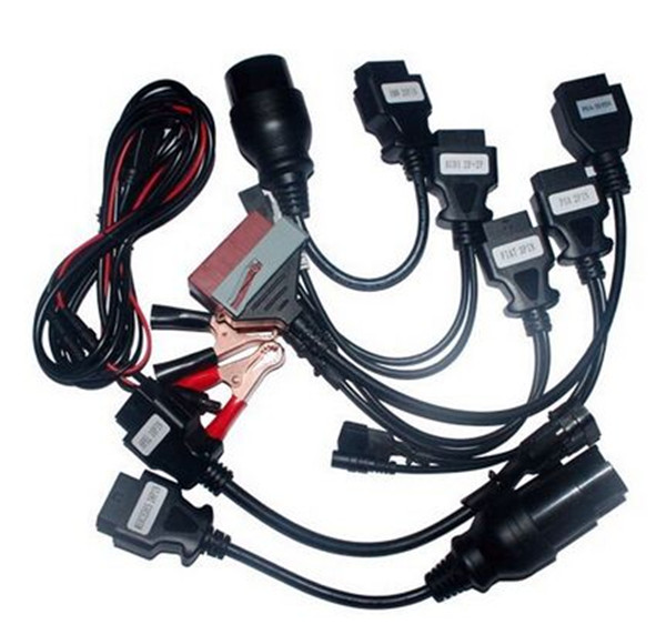 

CAR CABLE OBD OBD2 full set 8 car cables diagnostic Tool Interface cable for TCS pro