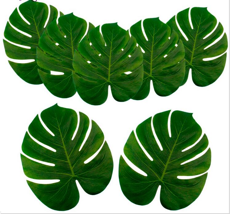 

Artificial Palm Leaves Hawaiian Luau Theme Party Decorative Palm Leaves for Wedding Decoration Christmas New Year G1088