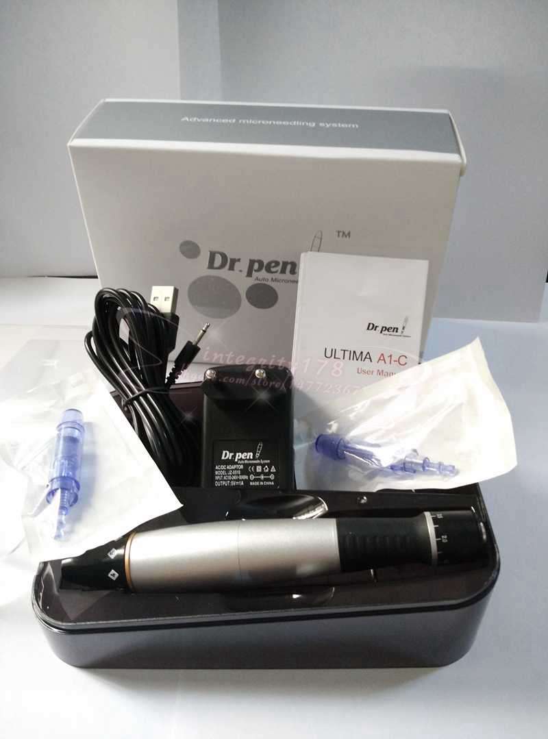 

new packing Dr. Pen Derma Pen Auto Microneedle System Adjustable Needle Lengths 0.25mm-3.0mm Electric Derma Stamp Auto Micro Needle Roller