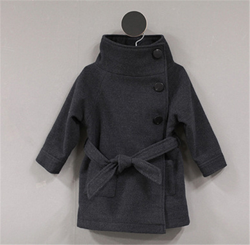 Wholesale Girls Wool Winter Coats Winter Jacket And Coat Long Woolen