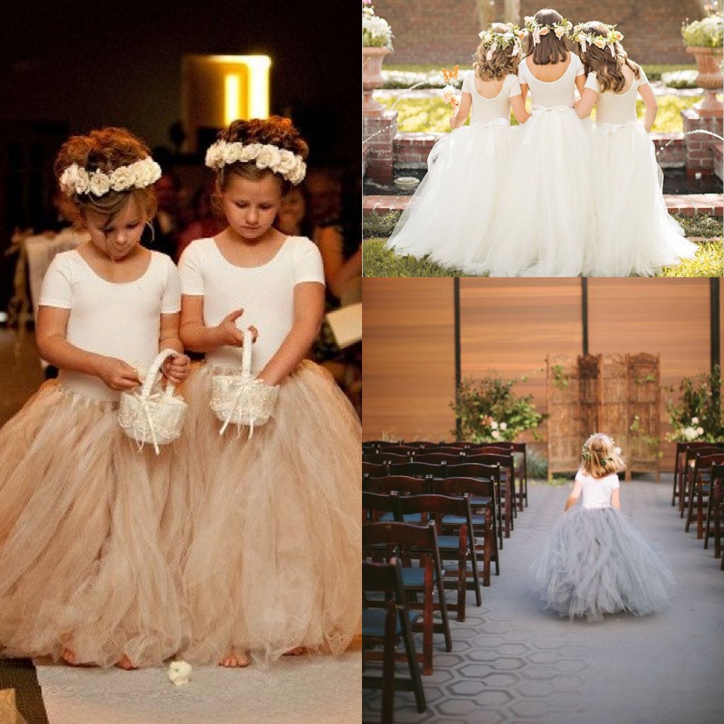 flower girl dresses with tutu skirt